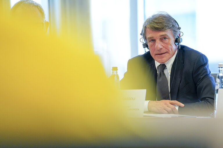 David SASSOLI - EP President meets with the Vice-Presidents