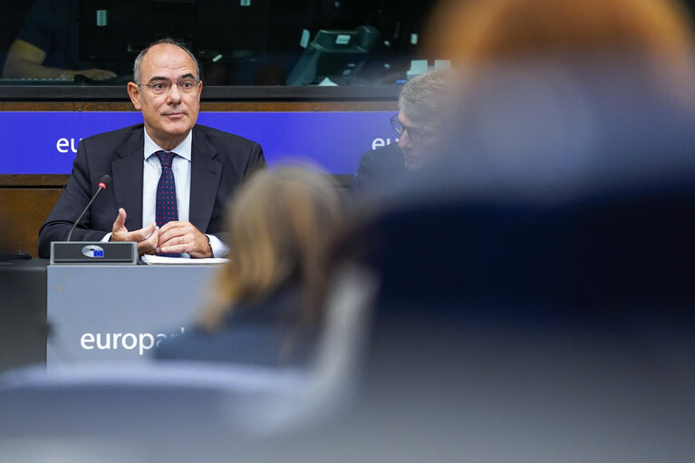 David SASSOLI - EP President meets with the DG COMM