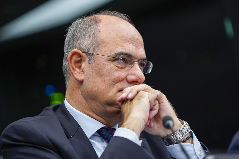 David SASSOLI - EP President meets with the DG COMM