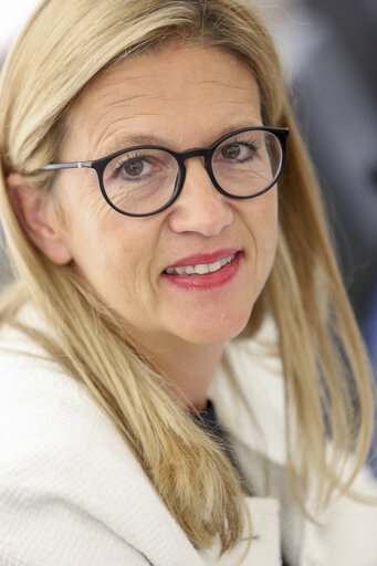 Stéphanie YON-COURTIN in the EP in Strasbourg