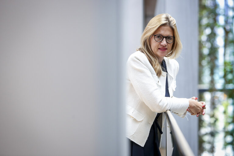 Stéphanie YON-COURTIN in the EP in Strasbourg