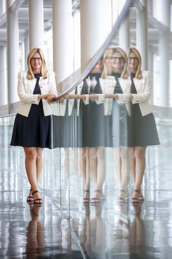 Stéphanie YON-COURTIN in the EP in Strasbourg