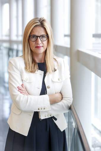 Stéphanie YON-COURTIN in the EP in Strasbourg