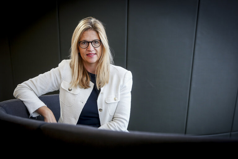 Stéphanie YON-COURTIN in the EP in Strasbourg