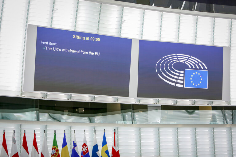 Foto 20: Plenary session - The UK’s withdrawal from the EU