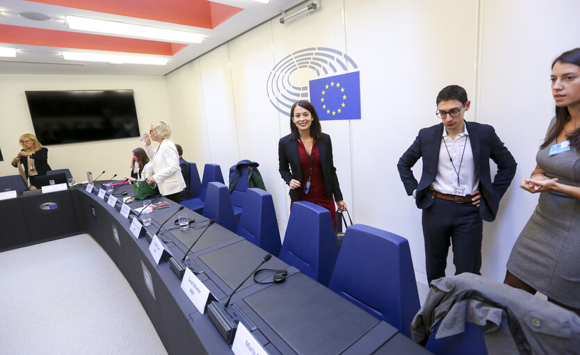 Katalin CSEH in the EP in Strasbourg