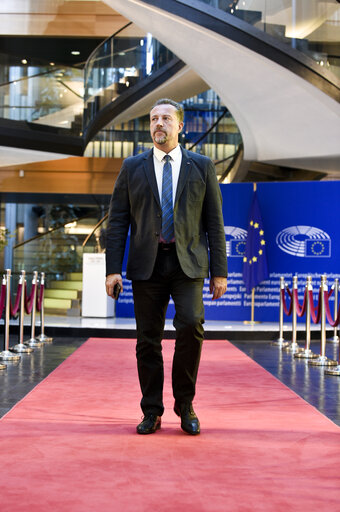 Fotografia 10: Ivo HRISTOV in the EP in Strasbourg