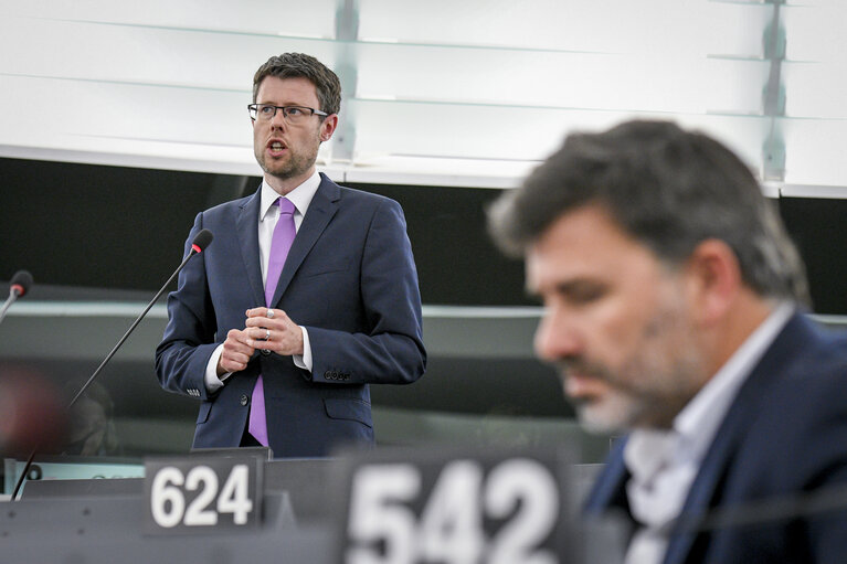 Photo 2: Rory PALMER in the EP in Strasbourg