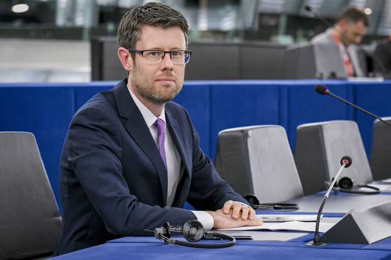 Photo 3: Rory PALMER in the EP in Strasbourg