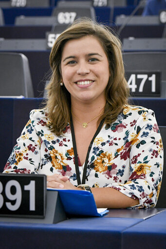 Fotografi 2: Sara CERDAS in the EP in Strasbourg