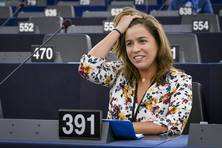 Fotografi 5: Sara CERDAS in the EP in Strasbourg