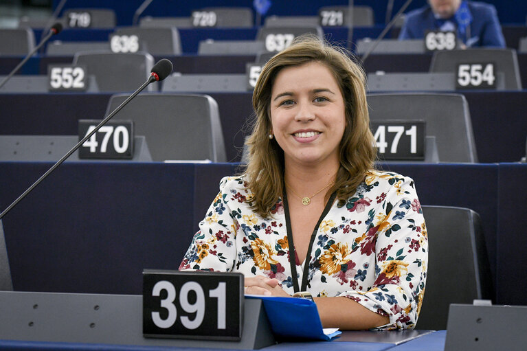 Fotografi 4: Sara CERDAS in the EP in Strasbourg