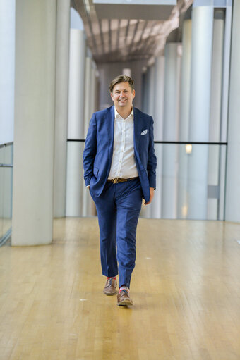 Fotografija 12: Maximilian KRAH in the EP in Strasbourg