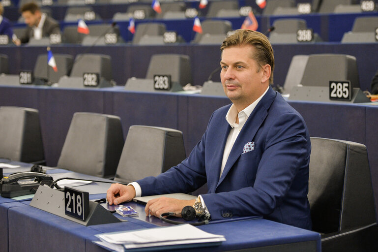 Fotografija 16: Maximilian KRAH in the EP in Strasbourg