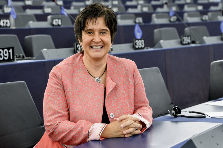 Fotogrāfija 1: Maria NOICHL and Ismail ERTUG in the EP in Strasbourg