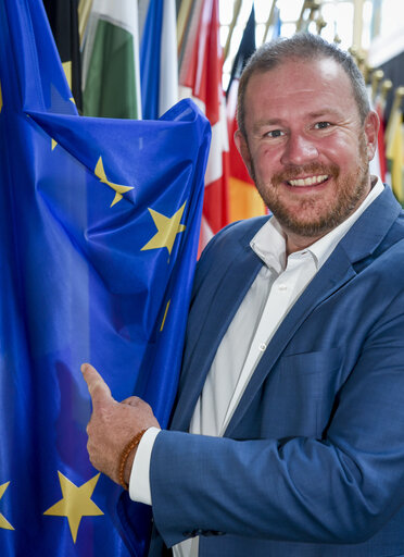 Andreas GLUCK in the EP in Strasbourg