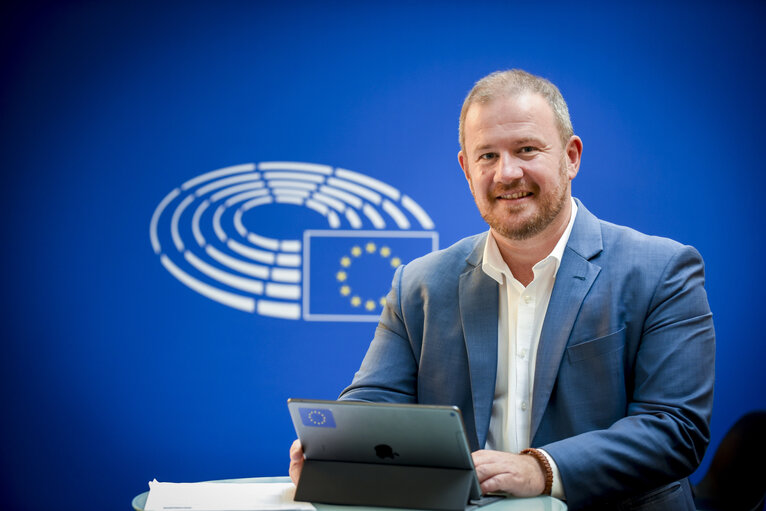 Andreas GLUCK in the EP in Strasbourg