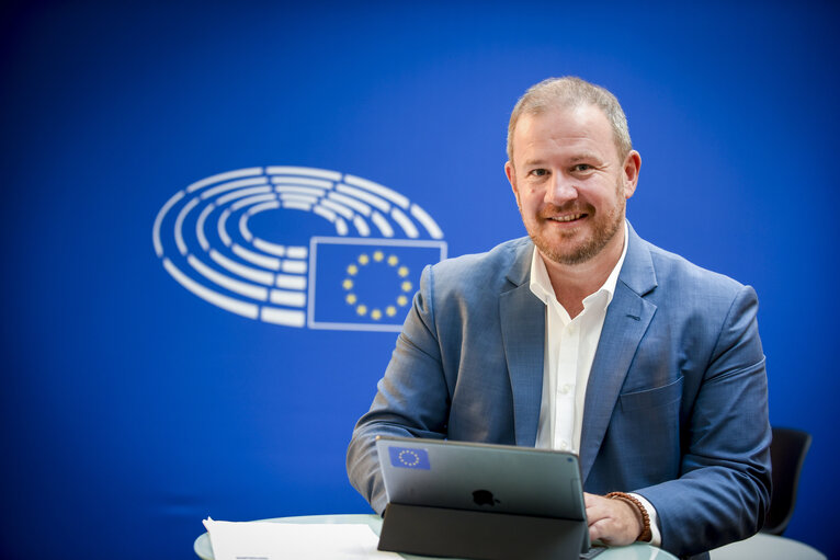 Andreas GLUCK in the EP in Strasbourg