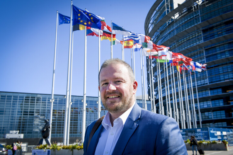 Billede 2: Andreas GLUCK in the EP in Strasbourg