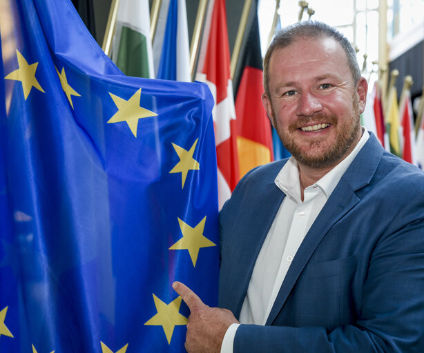 Andreas GLUCK in the EP in Strasbourg