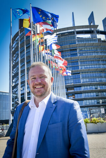 Andreas GLUCK in the EP in Strasbourg