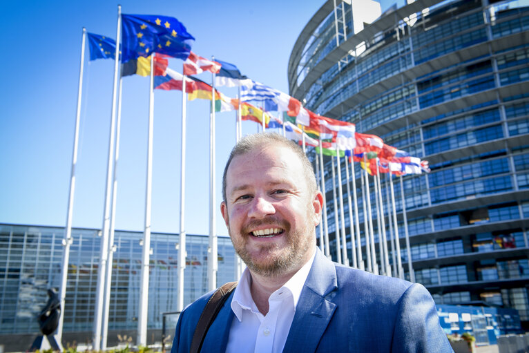 Billede 3: Andreas GLUCK in the EP in Strasbourg