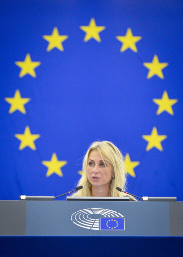 Foto 15: Plenary session - Commission statement - Threats to the status of volunteer firefighters in the European Union