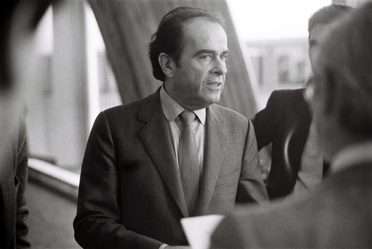 The MEP Georges MARCHAIS in Strasbourg in March 1980.