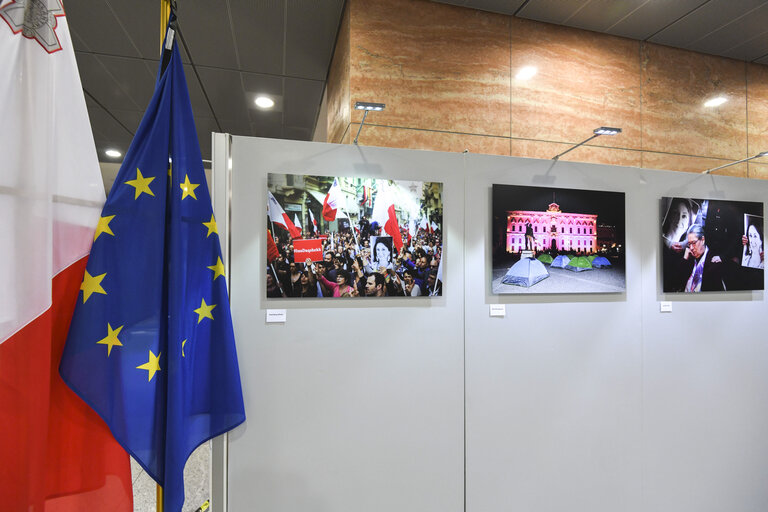 Exhibition on murdered journalist Daphne Caruana Galizia : ' Daphne – The Voice that Lives On '