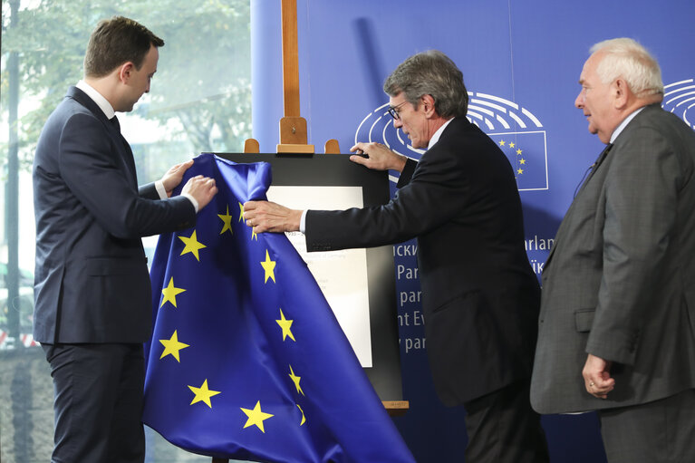 Inauguration Helmut KOHL Building in the European Parliament in Brussels