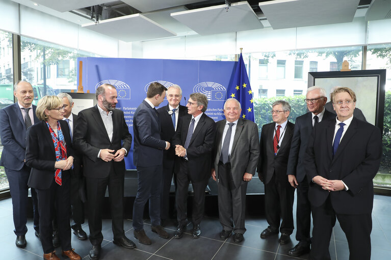 Inauguration Helmut KOHL Building in the European Parliament in Brussels