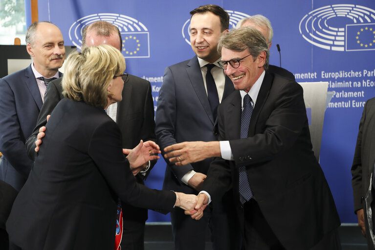 Inauguration Helmut KOHL Building in the European Parliament in Brussels