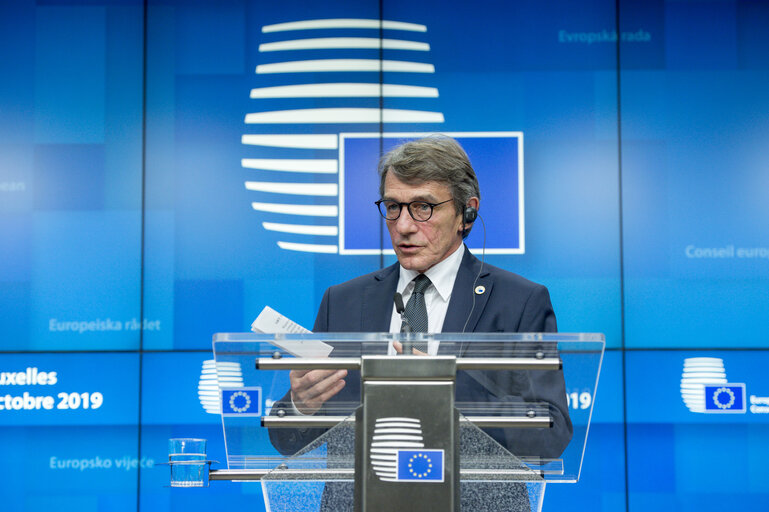 Fotografija 26: European Council - Press point