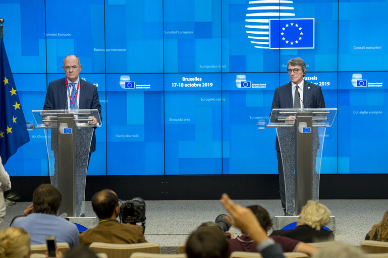 Photo 23: European Council - Press point