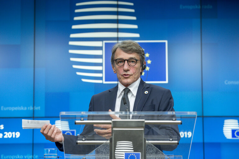 Photo 24: European Council - Press point