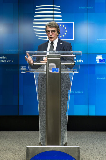 Foto 14: European Council - Press point