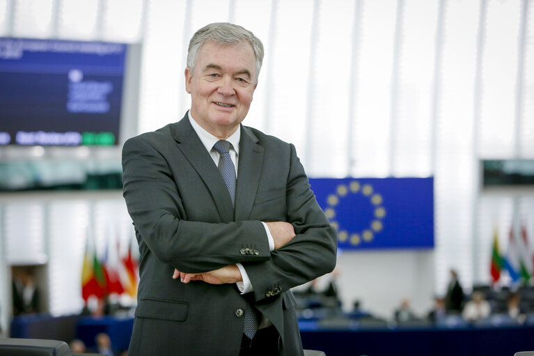 Photo 1 : Jean-Paul GARRAUD in the EP in Strasbourg