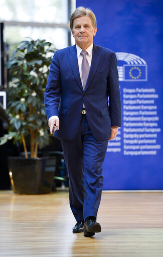 Fotografija 6: Mauri PEKKARINEN in the EP in Strasbourg