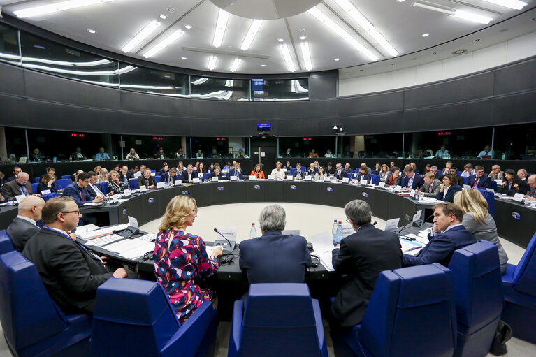 Fotografija 18: Meeting of the Conference of Committee Chairs - Exchange of views with the Finnish Minister for European Affairs