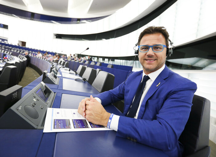 Angelo CIOCCA in the EP in Strasbourg