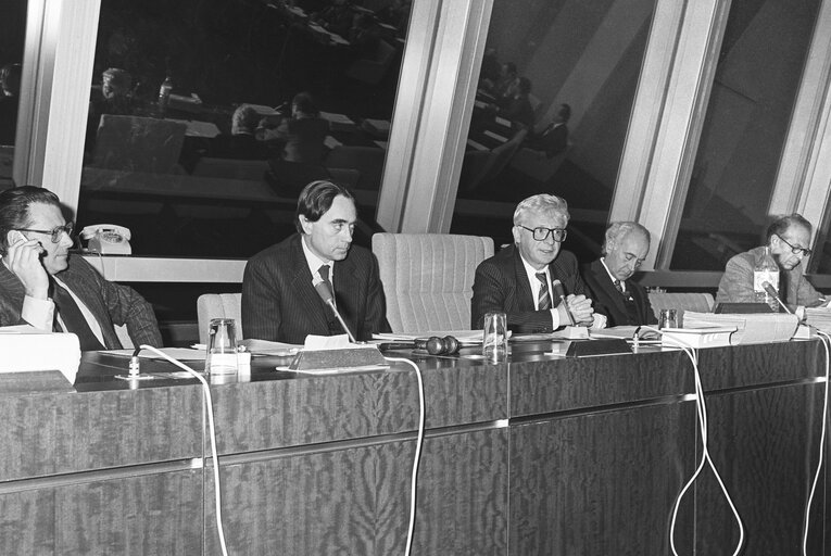 Снимка 8: Meeting at the European Parliament in Strasbourg.