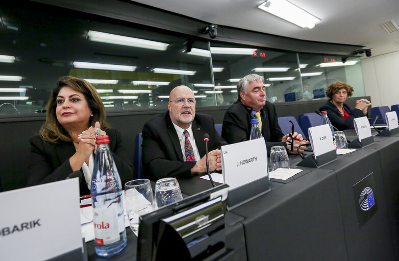 Photo 6 : Meeting of the Delegation for Relations with the countries of South Asia - Exchange of views with the Ambassadors of Bangladesh, Bhutan, Maldives, Nepal, Pakistan and Sri Lanka, and with representatives of the EEAS, on current relations between EU and their respective countries