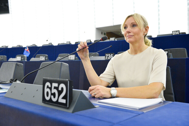 Foto 4: Jessica STEGRUD in the EP in Strasbourg