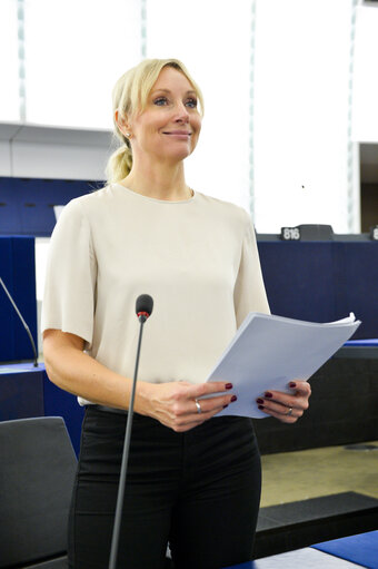 Foto 1: Jessica STEGRUD in the EP in Strasbourg