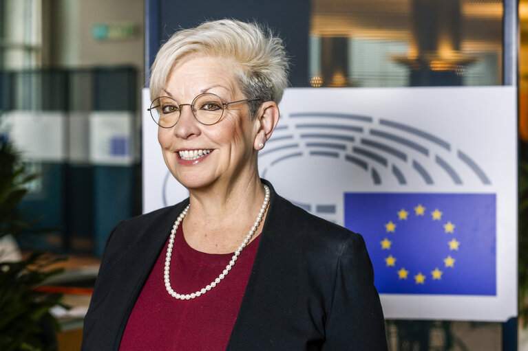 Barbara Ann GIBSON in the EP in Brussels