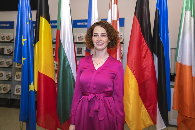 Photo 3: Luisa PORRITT in the EP in Brussels