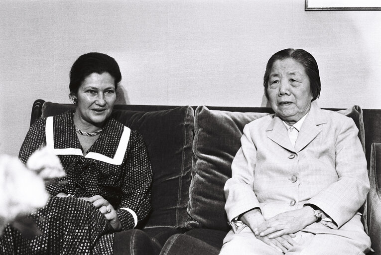 Madam DENG YINGCHAO, Head of the Delegation of the Chinese People’s National Assembly visits the EP in Strasbourg