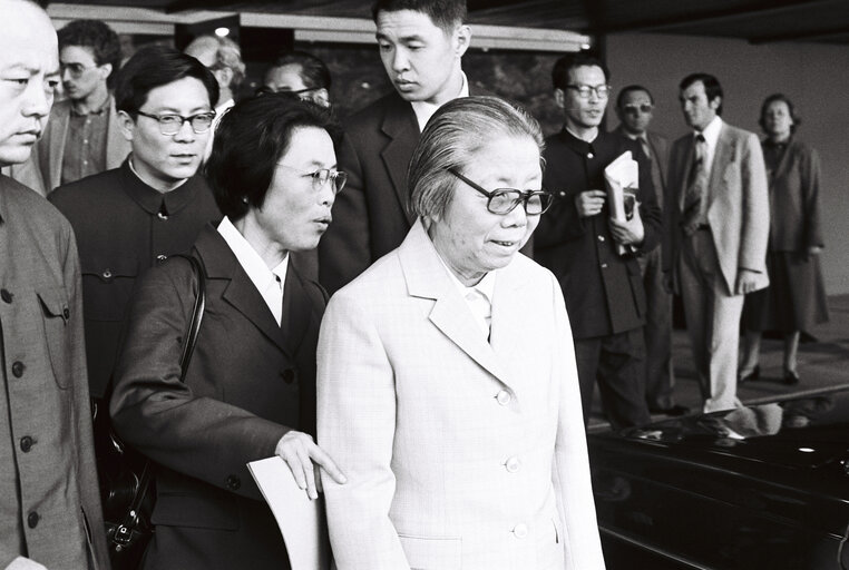 Madam DENG YINGCHAO, Head of the Delegation of the Chinese People’s National Assembly in the EP in Strasbourg