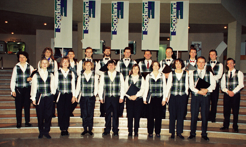 Scottish week at the European Parliament in Strasbourg, choir concert