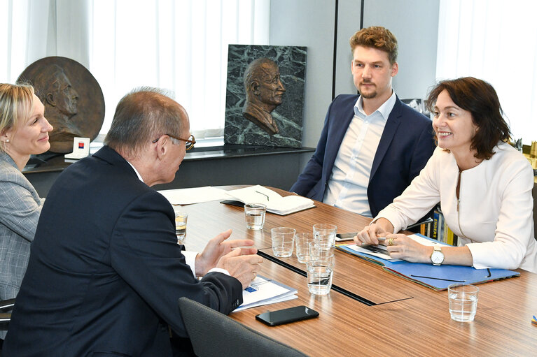 Billede 3: Othmar KARAS - EP Vice-President meets with Katarina BARLEY - EP Vice-President